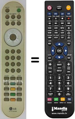 Replacement remote control LG RZ48SZ40RB