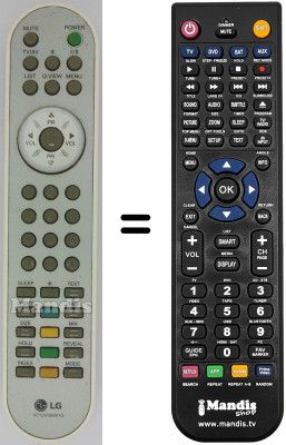 Replacement remote control LG RZ-20LZ50C