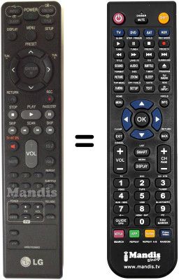 Telecomando equivalente LG HT903TA