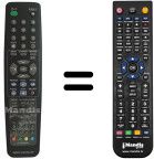 Gleichwertige Fernbedienung LG 6710V00005H