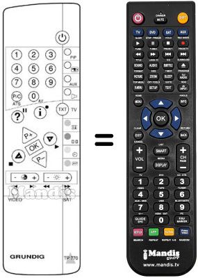 Telecomando equivalente REMCON817 Telecomando equivalente REMCON817