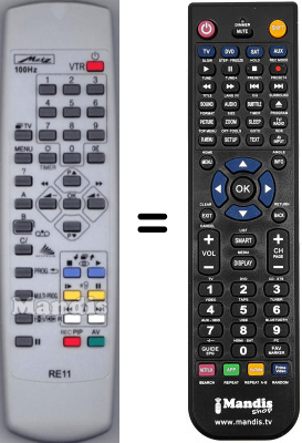 Telecomando equivalente Metz 82TE97100HT