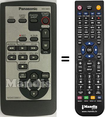 Telecomando equivalente Panasonic TX-P42C10E