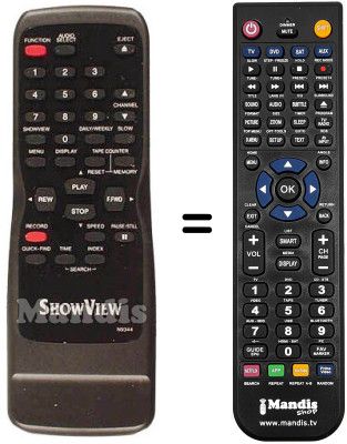 T&eacute;l&eacute;commande &eacute;quivalente Funai 21A-620