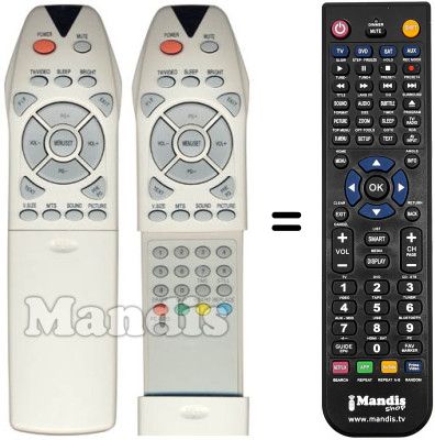 Replacement remote control REMCON1108
