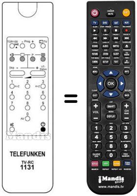 Replacement remote control REMCON611