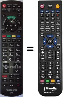 Telecomando equivalente Panasonic TX-L37E5B