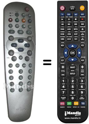 Gleichwertige Fernbedienung RC19042011-01