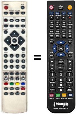 Replacement remote control Prosonic X23 / 69F-GB-FHBCUP-EU