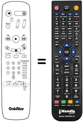 Replacement remote control REMCON377