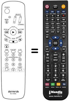 Telecomando equivalente RC-7VR05