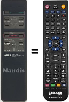 Telecomando equivalente RC-T1000