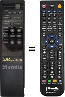 Telecomando equivalente RC-T770L