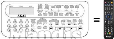 Telecomando equivalente RC-V966A