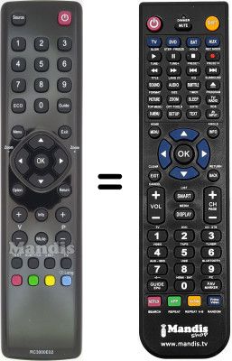 Gleichwertige Fernbedienung Thomson 40 FA 3203