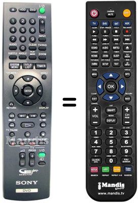 Replacement remote control REMCON1042 Replacement remote control REMCON1042