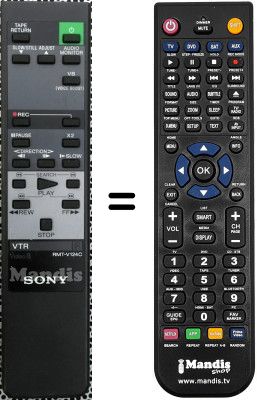 Télécommande équivalente Sony EV-C500E