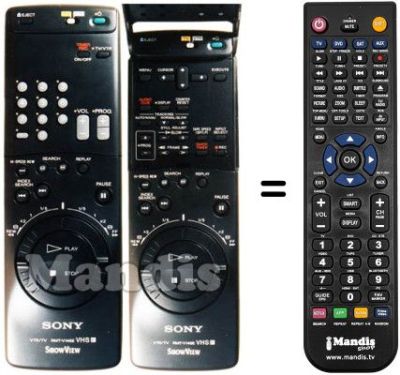 Replacement remote control Sony SLV-E70 Replacement remote control Sony SLV-E70