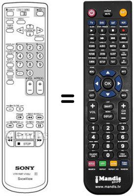 Telecomando equivalente RMT-V166J