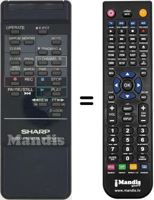 Telecomando equivalente RRMCG0412UM