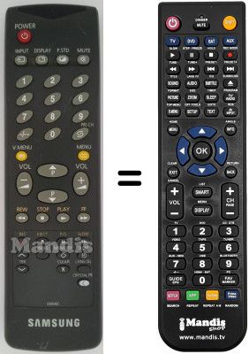 Telecomando equivalente AA59-00006C