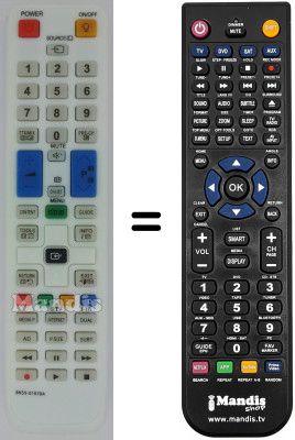 Télécommande équivalente BN59-01078A