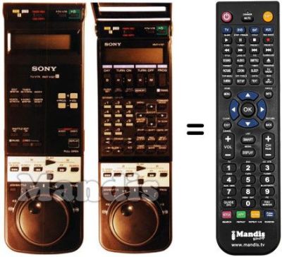 Replacement remote control Sony SLV-825 Replacement remote control Sony SLV-825