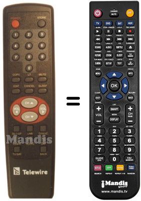 Telecomando equivalente REMCON1222