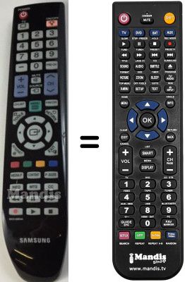 Gleichwertige Fernbedienung BN59-00854A Gleichwertige Fernbedienung BN59-00854A