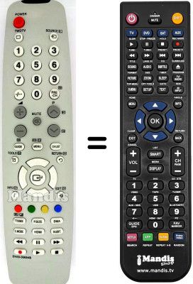 Gleichwertige Fernbedienung Samsung LE32A455C1D / /XKS