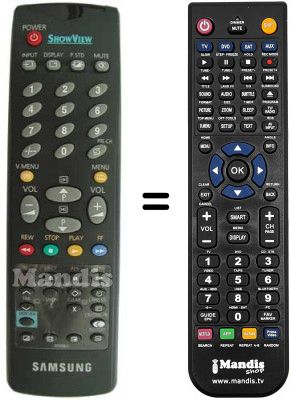 Gleichwertige Fernbedienung Samsung AA59-00006A