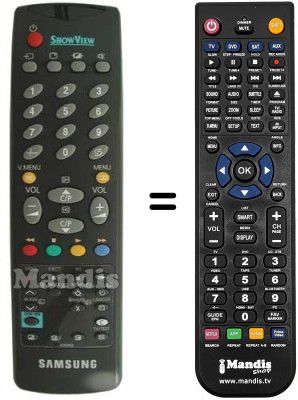 Gleichwertige Fernbedienung Samsung AA59-00007B