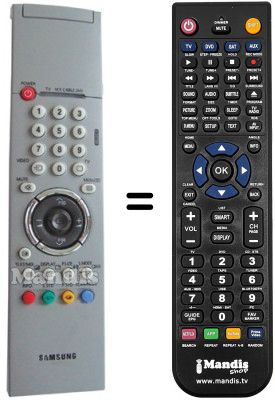 Telecomando equivalente Samsung AA59-00143A Telecomando equivalente Samsung AA59-00143A