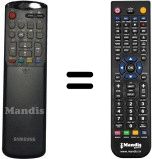 Gleichwertige Fernbedienung Samsung AA59-10020M