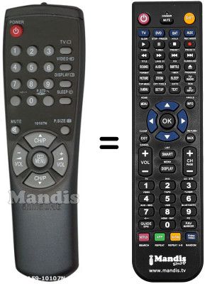 Gleichwertige Fernbedienung Samsung AA59-10107N Gleichwertige Fernbedienung Samsung AA59-10107N