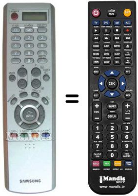 Télécommande équivalente Samsung BN59-00378B