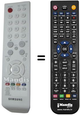 Gleichwertige Fernbedienung Samsung BN59-00589A Gleichwertige Fernbedienung Samsung BN59-00589A