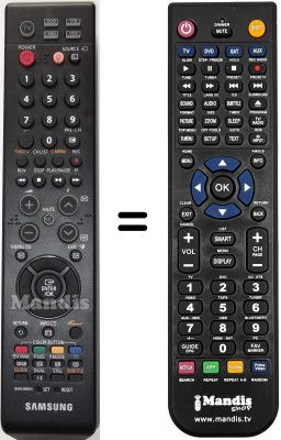 Gleichwertige Fernbedienung Samsung LE32R89BD Gleichwertige Fernbedienung Samsung LE32R89BD