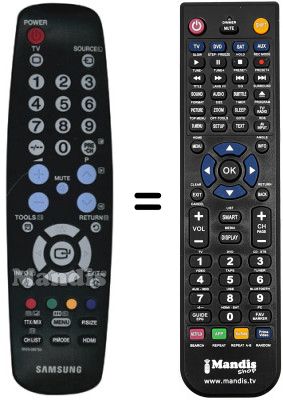 Telecomando equivalente Samsung BN5900676A