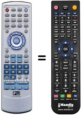 Replacement remote control REMCON768