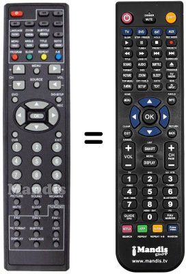 Telecomando equivalente LEIKER REMCON116