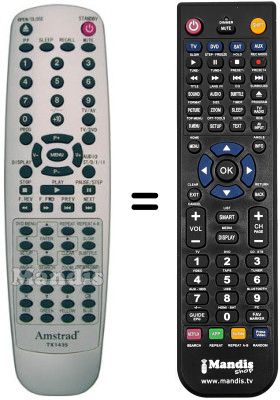 Telecomando equivalente REMCON1184