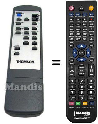 Replacement remote control Thomson AM1080