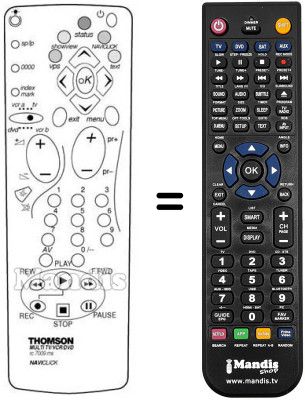 Telecomando equivalente REMCON334 Telecomando equivalente REMCON334