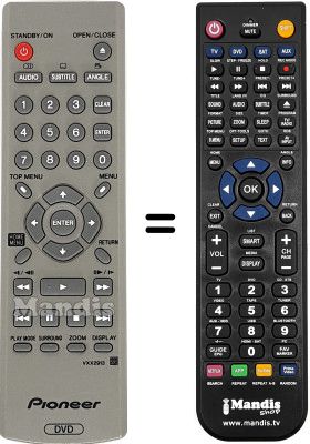 Telecomando equivalente Pioneer DV360