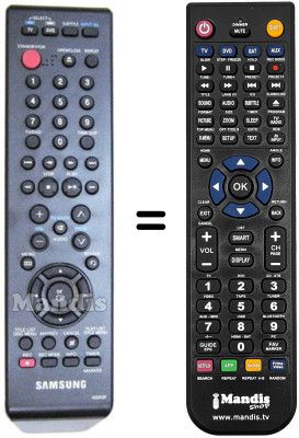 Replacement remote control Samsung DVD-R145 Replacement remote control Samsung DVD-R145