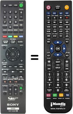 Telecomando equivalente Sony RDR-DC105