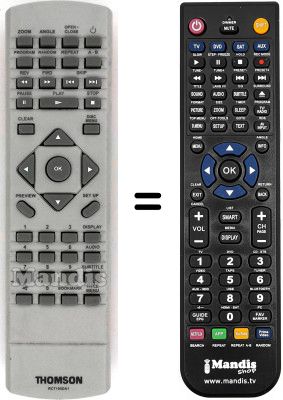 Replacement remote control Thomson DTH159E