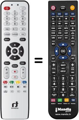 Telecomando equivalente Inverto IDL6651N