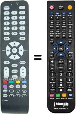 Télécommande équivalente Thomson 46E91NF32